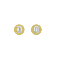 Icy Solitaire 0.939 Carat Lab Grown Diamond Stud Earrings