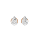 Pear Pressure Solitaire 1.213 Carat Lab Grown Diamond Stud Earrings