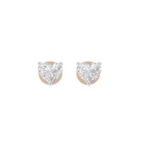 Drip in Love Solitaire 2.058 Carat Lab Grown Diamond Stud Earrings