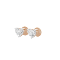 Drip in Love Solitaire 2.058 Carat Lab Grown Diamond Stud Earrings