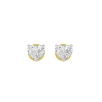 Drip in Love Solitaire 2.058 Carat Lab Grown Diamond Stud Earrings