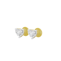 Drip in Love Solitaire 2.058 Carat Lab Grown Diamond Stud Earrings
