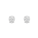 Auri Softly Oval Stud Lab Diamond Earrings