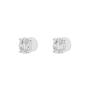 Auri Softly Oval Stud Lab Diamond Earrings