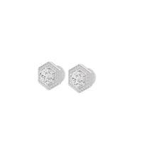 TriFlect Studs 3.046 Carat Lab Grown Diamond Earrings