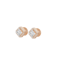 Princess Treament 2.306 Carat Lab Grown Diamond Studs