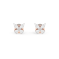 GlimmerWings 1.074 Carat Lab Grown Diamond Earrings