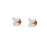 GlimmerWings 1.074 Carat Lab Grown Diamond Earrings