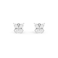 GlimmerWings 1.074 Carat Lab Grown Diamond Earrings