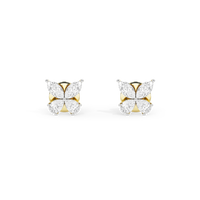 GlimmerWings 1.074 Carat Lab Grown Diamond Earrings