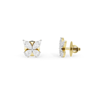 GlimmerWings 1.074 Carat Lab Grown Diamond Earrings