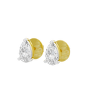 Pear Up Solitaire 2.169 Carat Lab Grown Diamond Studs