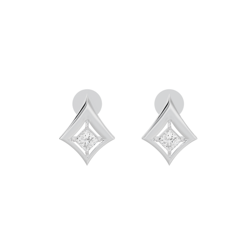Lena Clean-Lined Lab Diamond Earrings