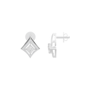 Lena Clean-Lined Lab Diamond Earrings