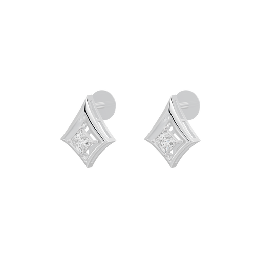Lena Clean-Lined Lab Diamond Earrings