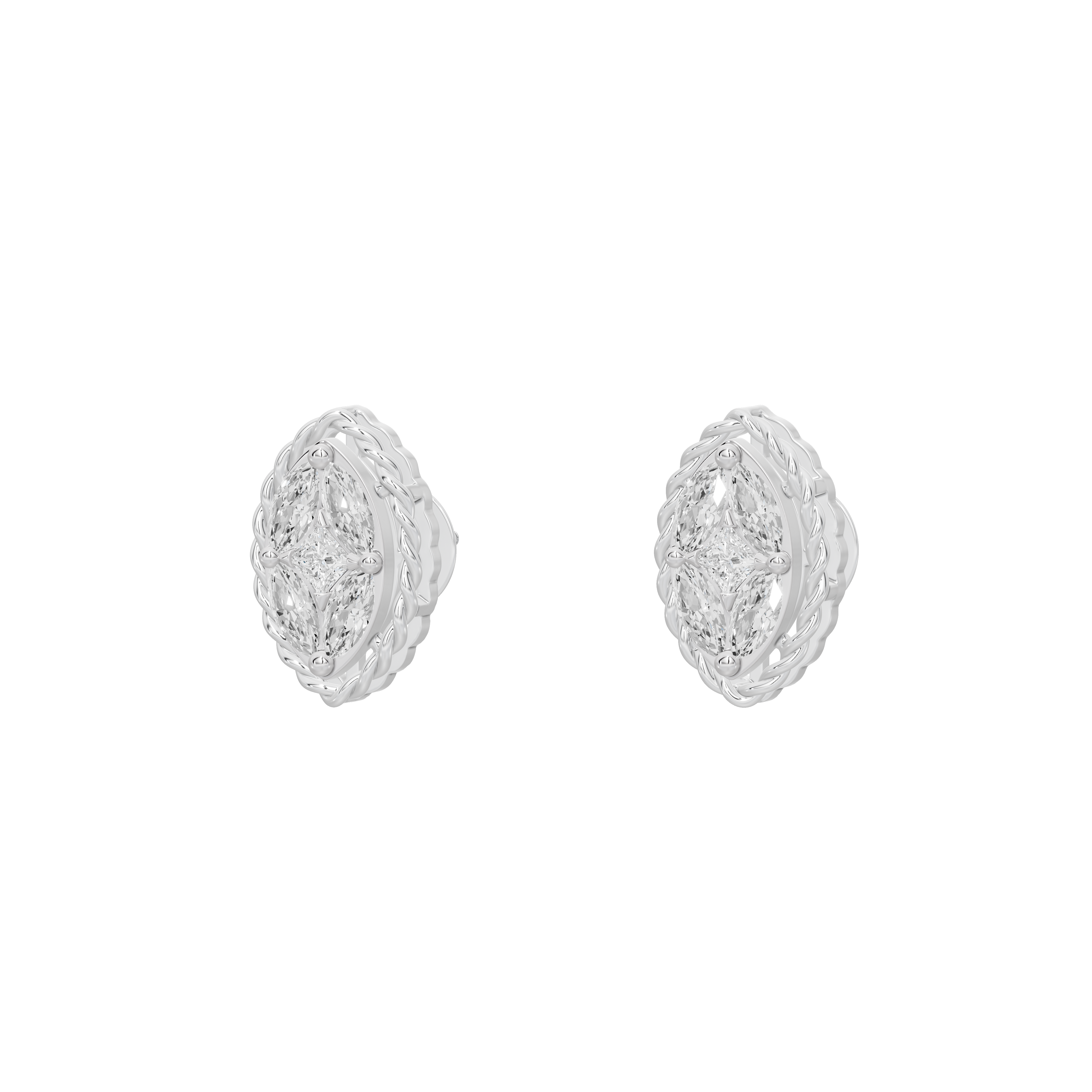 Nia Sleek Lab Diamond Earrings