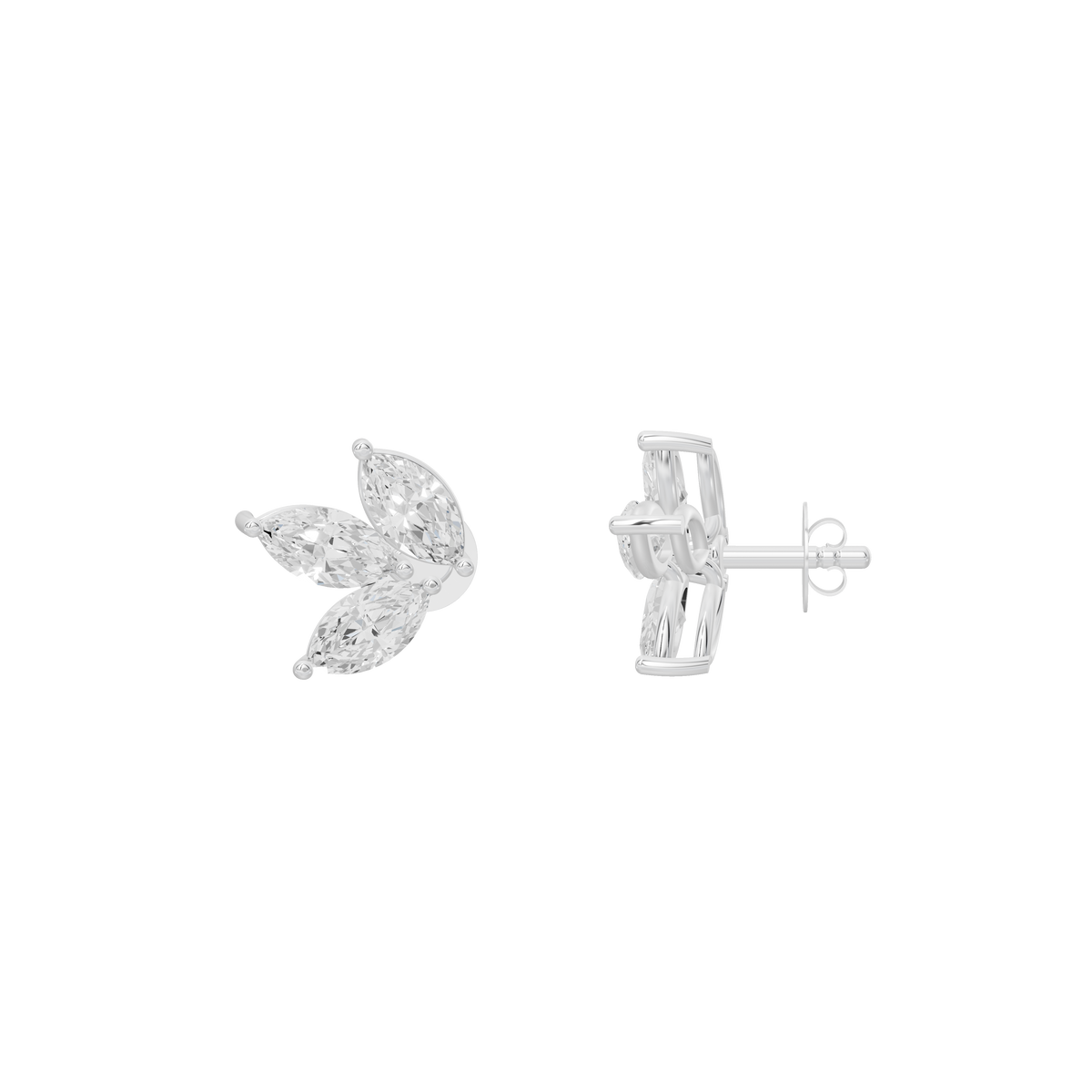 Aylae Stud Lab Diamond Earrings