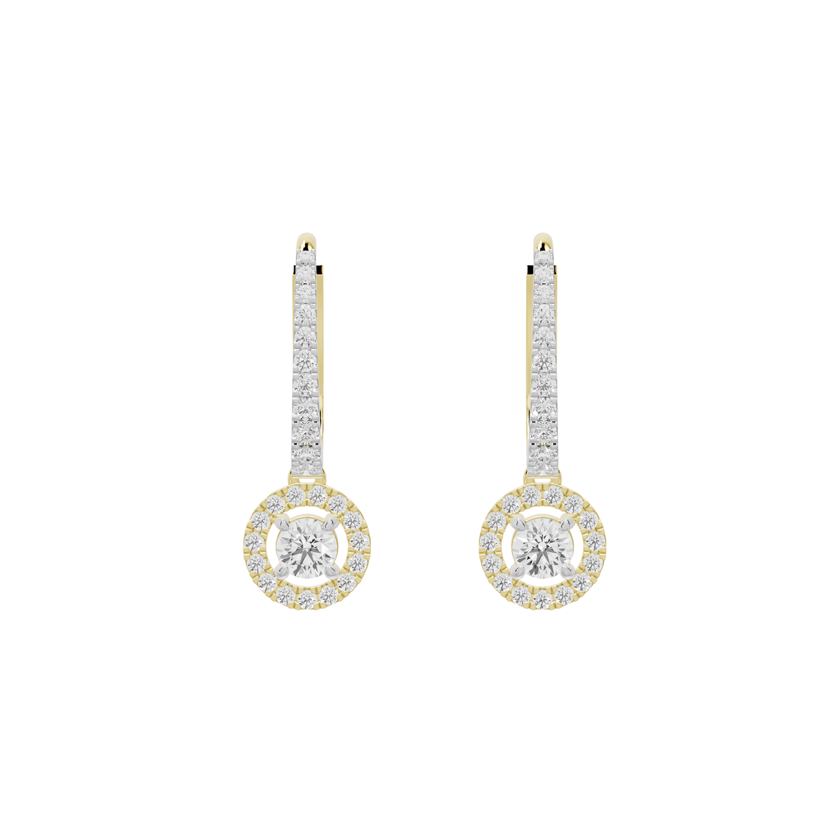 Siena dangle Ring Lab Diamond Earrings