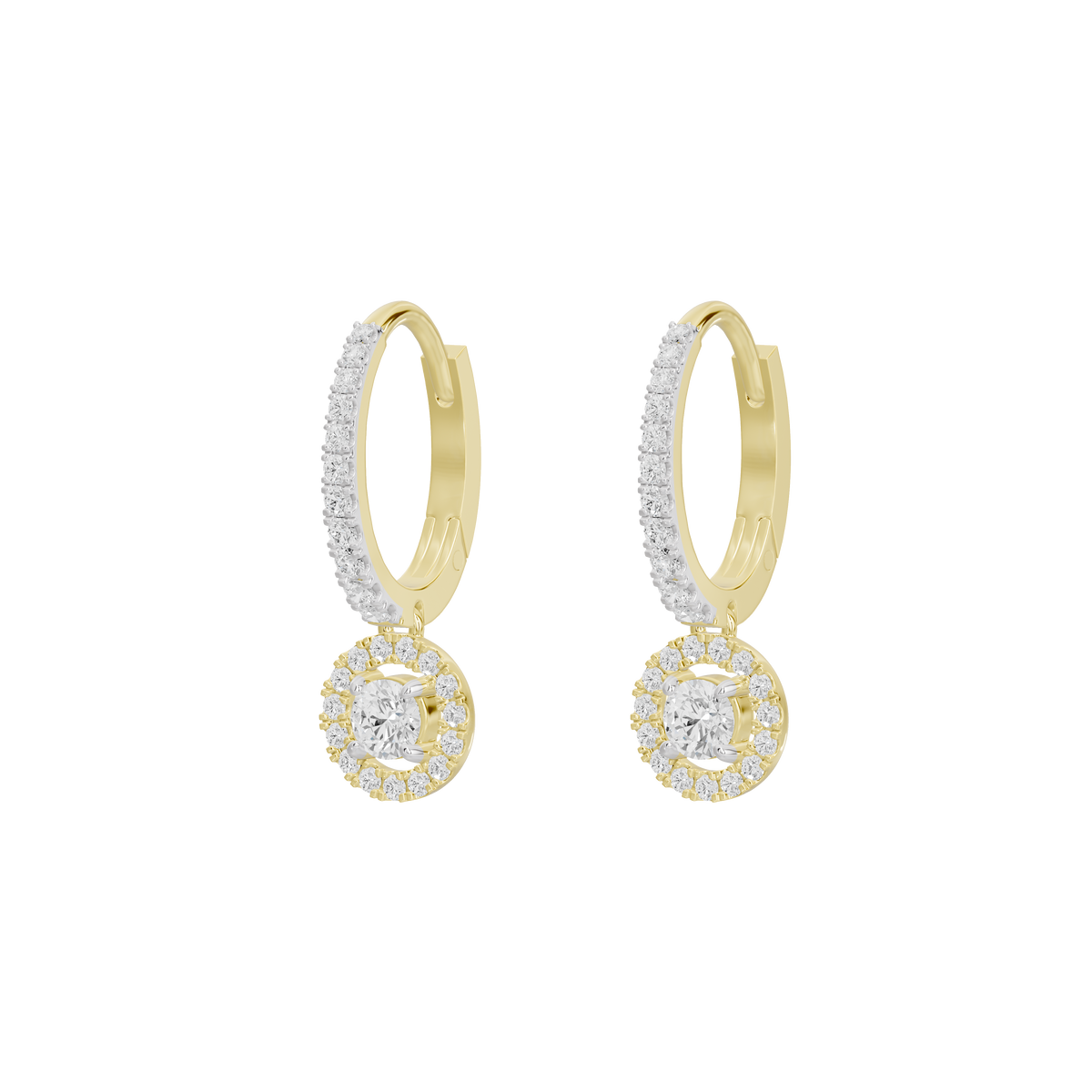 Siena dangle Ring Lab Diamond Earrings