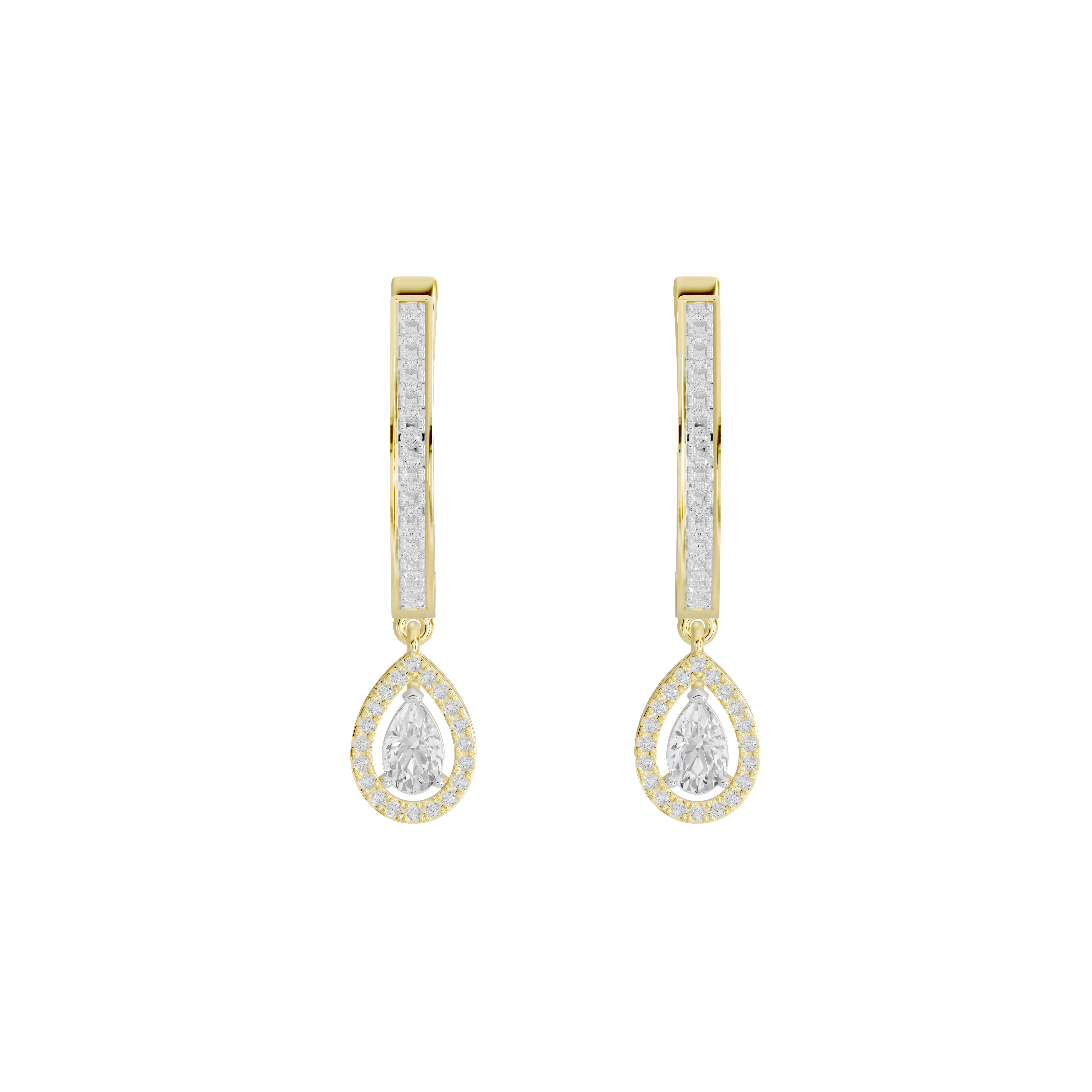 Atelier dangle Lab Diamond Earrings