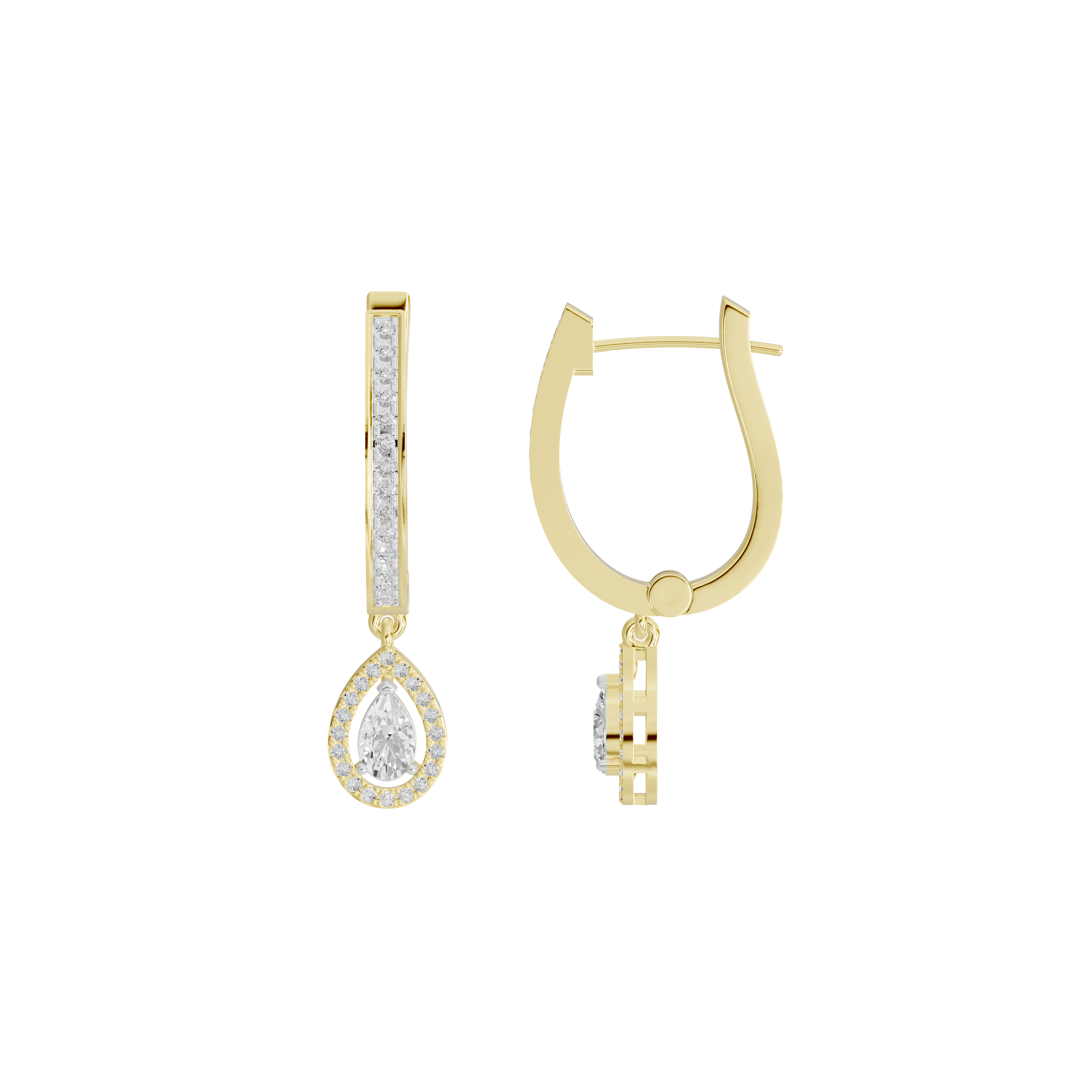 Atelier dangle Lab Diamond Earrings