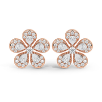BloomBling 2.354 Carat Lab Grown Diamond Studs