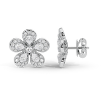 BloomBling 2.354 Carat Lab Grown Diamond Studs