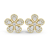 BloomBling 2.354 Carat Lab Grown Diamond Studs