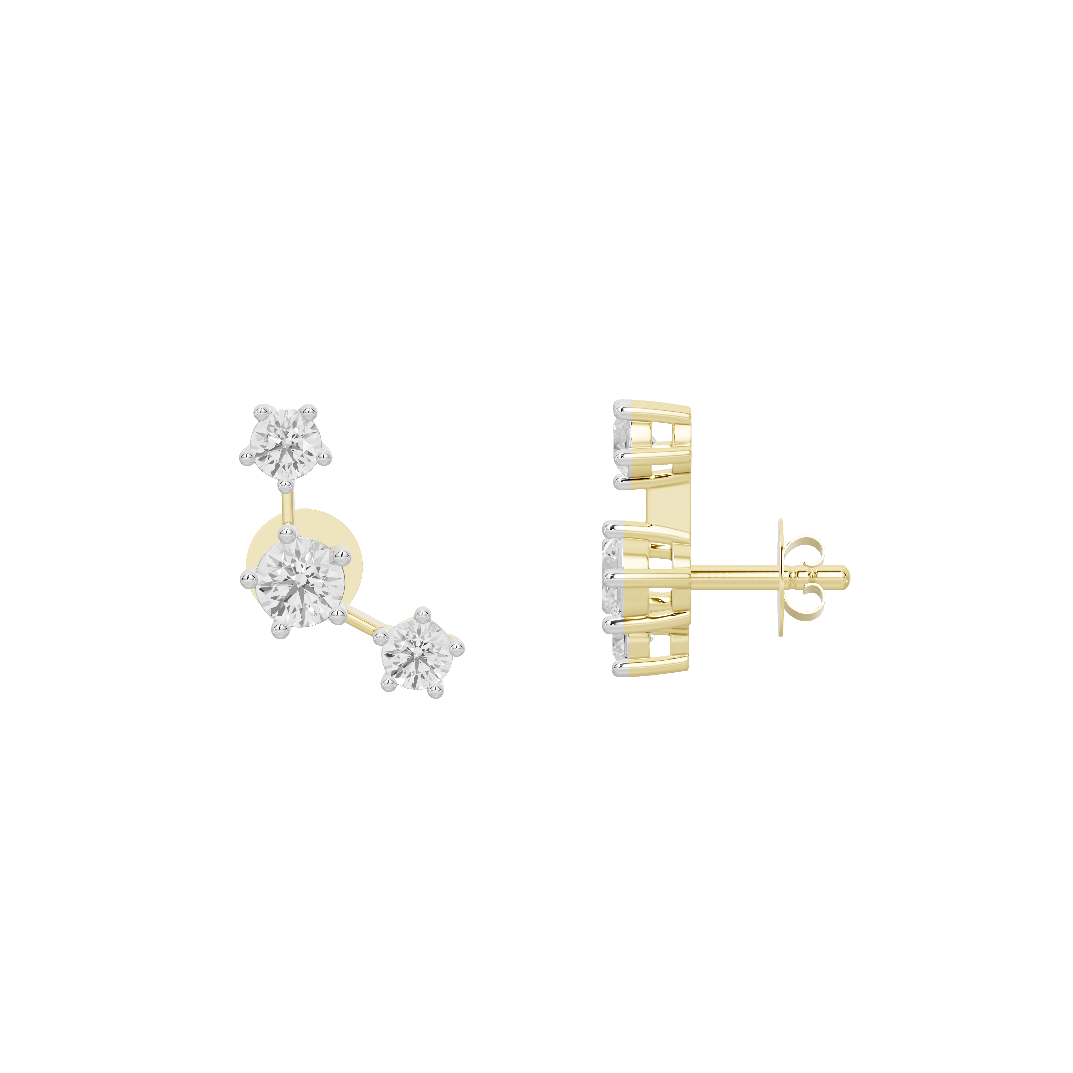 Asteria Lab Diamond Earrings