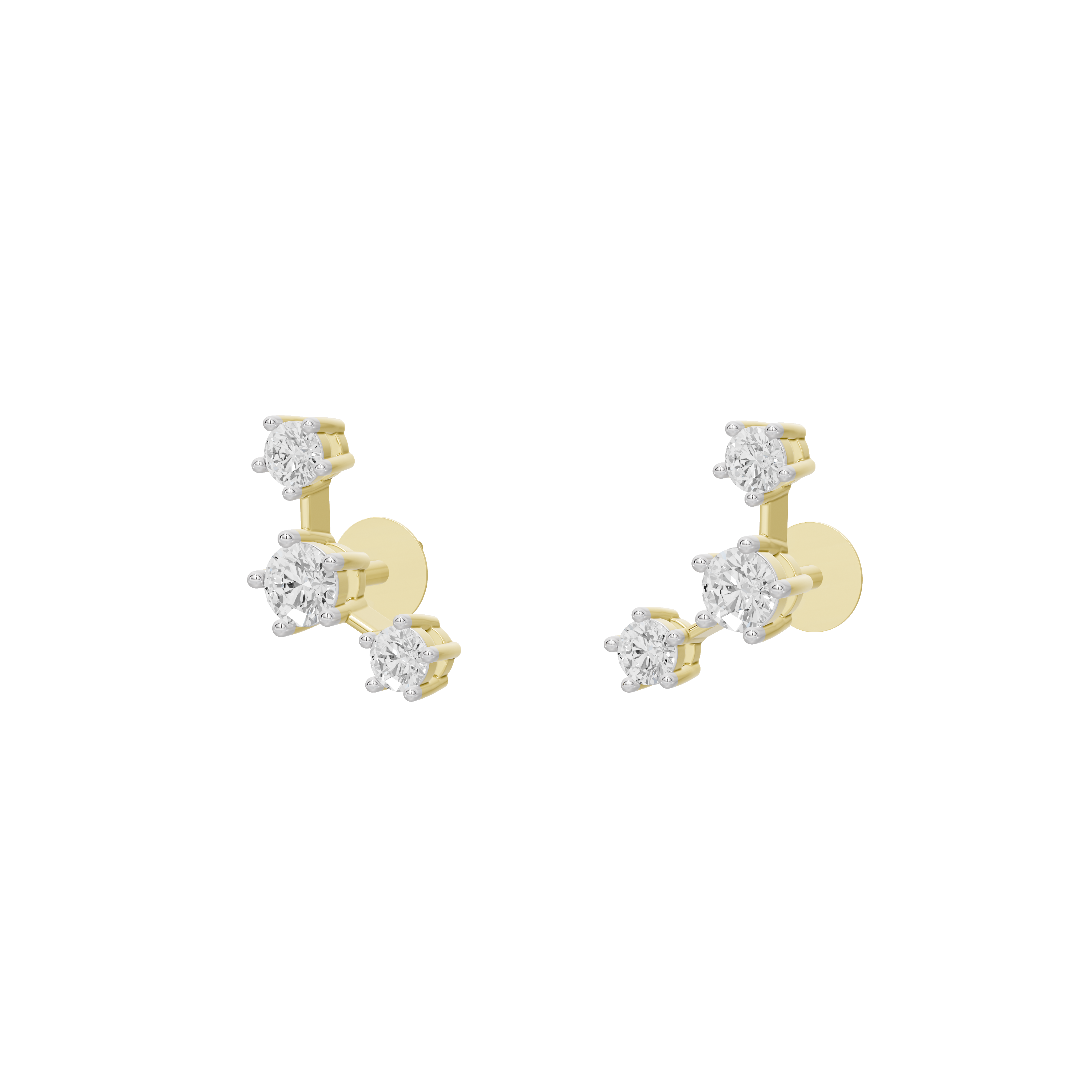 Asteria Lab Diamond Earrings