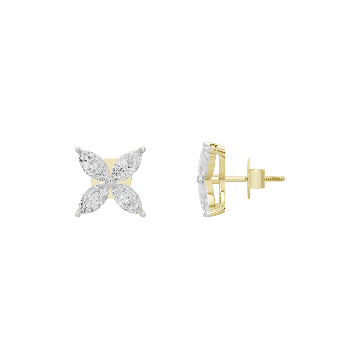 Riva Linear Lab Diamond Earrings