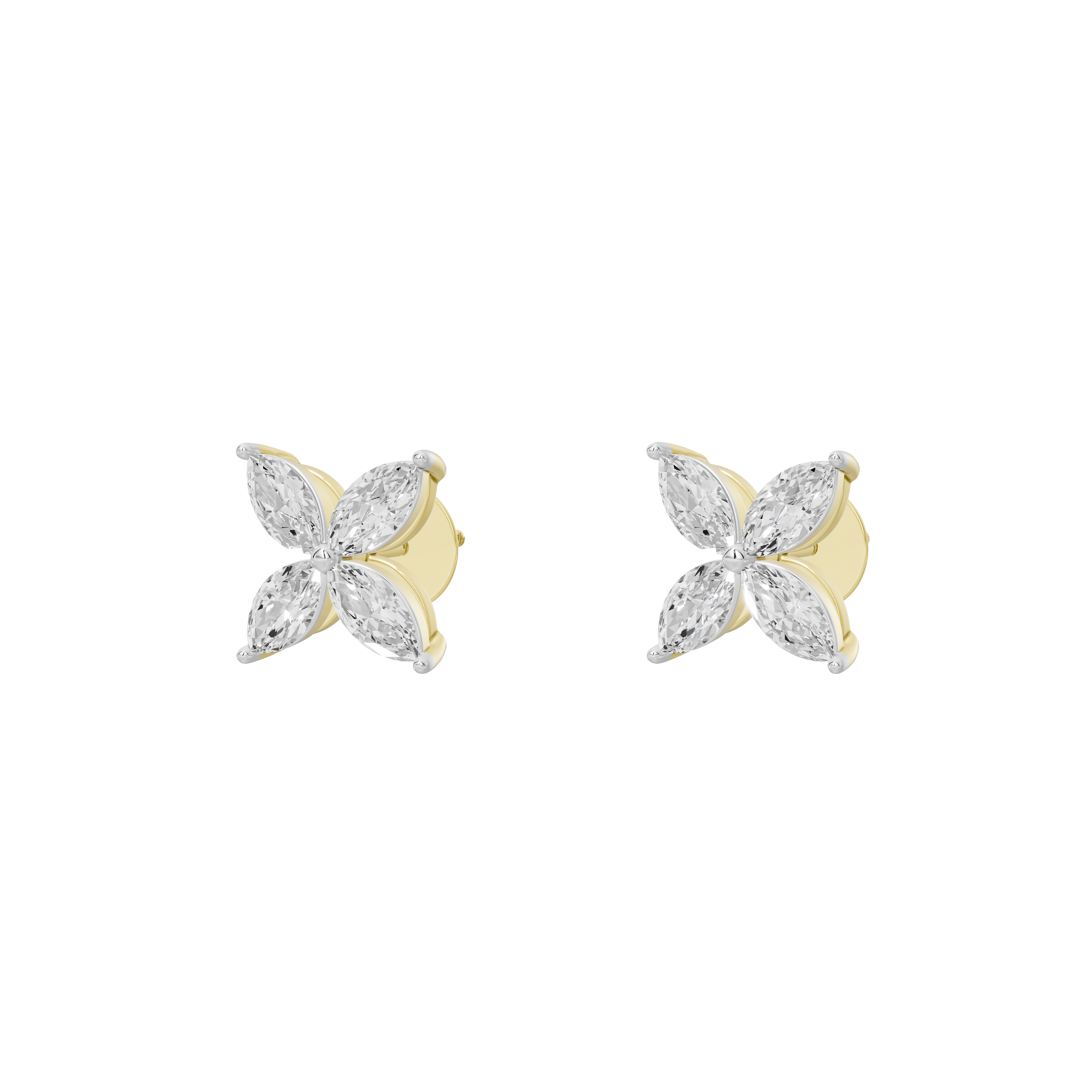 Riva Linear Lab Diamond Earrings