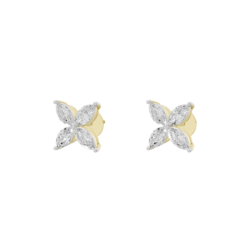 Riva Linear Lab Diamond Earrings