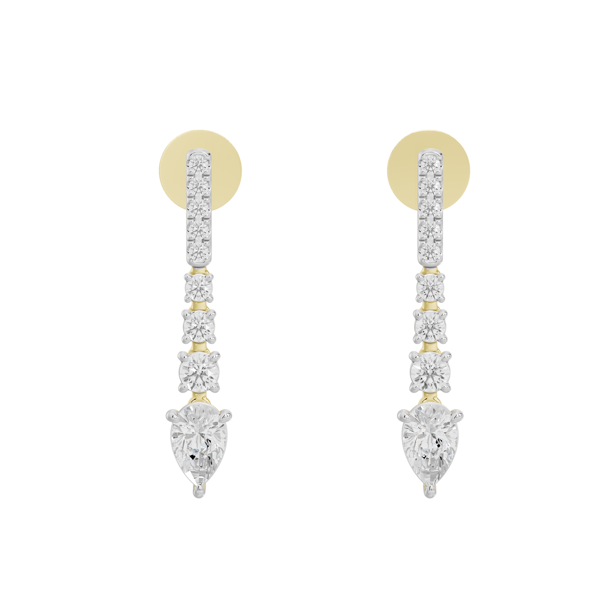 Mystery Lab Diamond Earrings