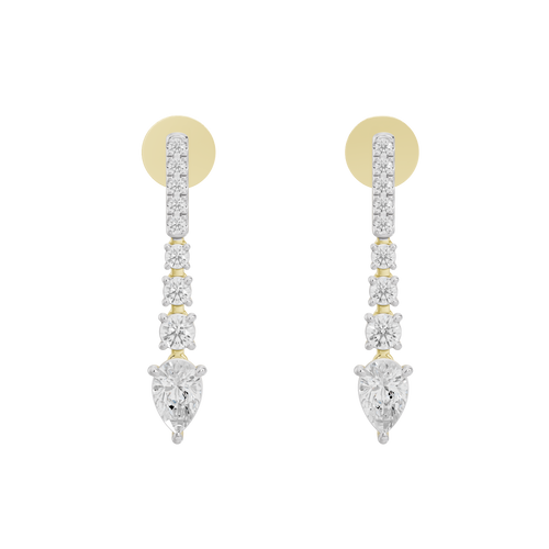 Mystery Lab Diamond Earrings