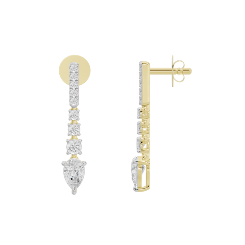 Mystery Lab Diamond Earrings