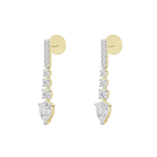 Mystery Lab Diamond Earrings