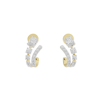 Raya Fluid Ring Lab Diamond Earrings