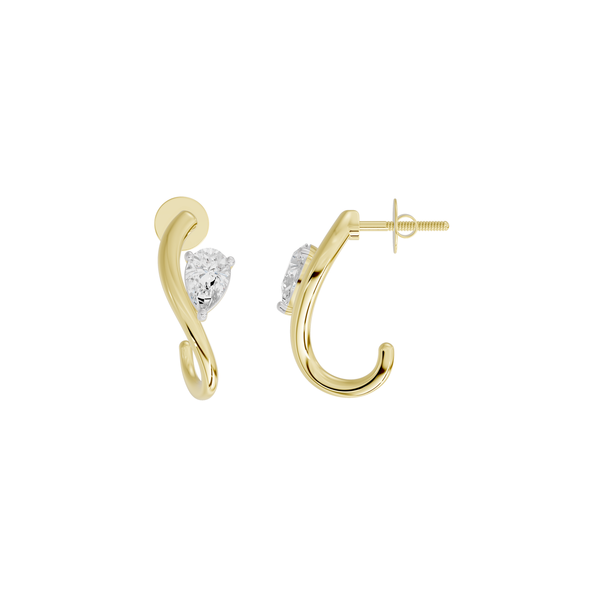 Demi Lab Diamond Earrings