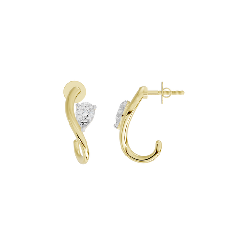 Demi Lab Diamond Earrings