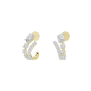 Raya Fluid Ring Lab Diamond Earrings