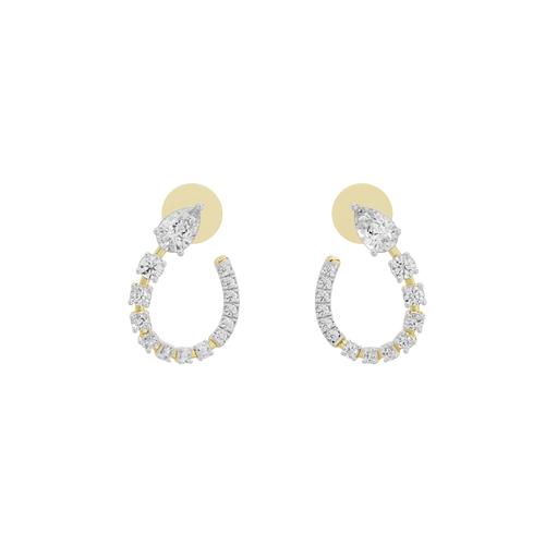 Dahlia Lab Diamond Earrings