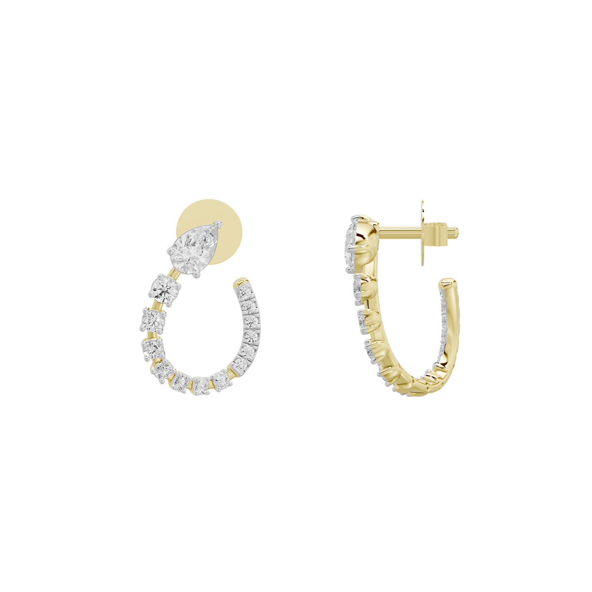 Dahlia Lab Diamond Earrings