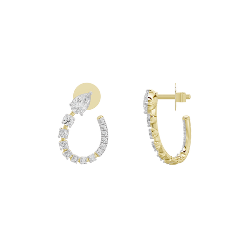 Dahlia Lab Diamond Earrings
