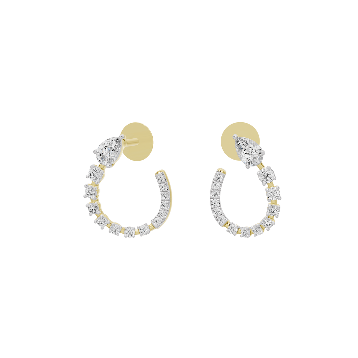 Dahlia Lab Diamond Earrings