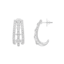 Novi Curved Lab Diamond Earrings