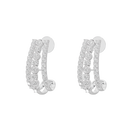 Novi Curved Lab Diamond Earrings