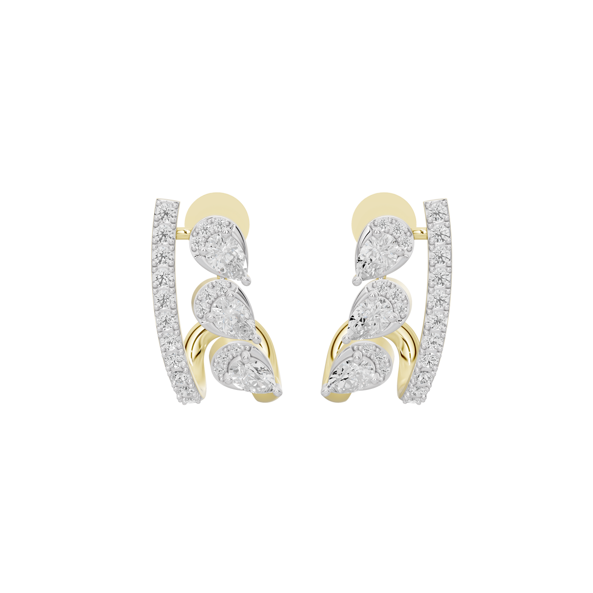 Palm Lab Diamond Earrings