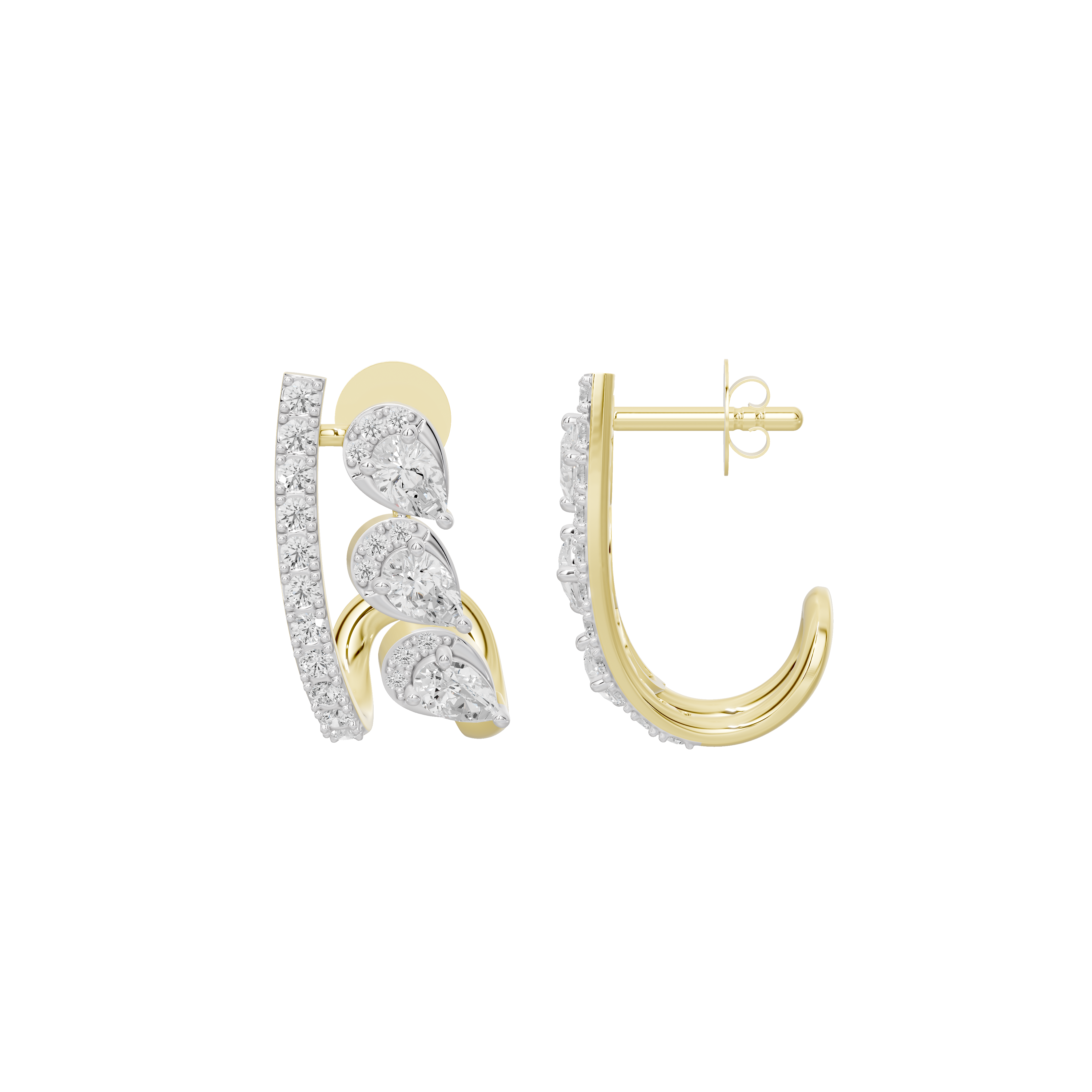 Palm Lab Diamond Earrings