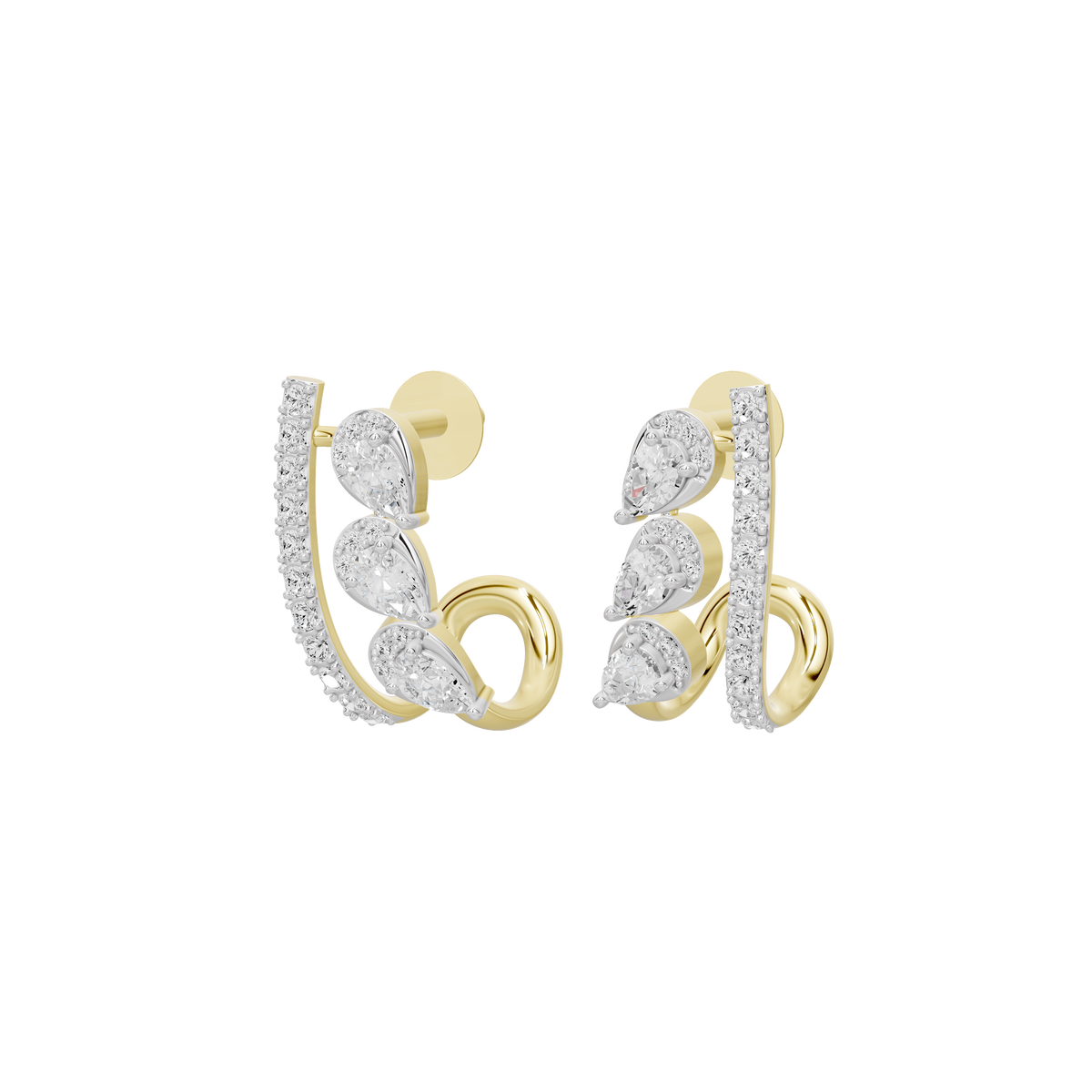 Palm Lab Diamond Earrings